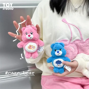 Care Bears Plush Lovely Plush Pendant Teddy Bear Peluche Keychain Kawaii Care Bears Decor Kids Xmas Gifts