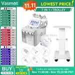 Hydrogen Oxygen Facial Machine With Beauty Salon Trolley Cart RF Lifting Tightening Blackhead Removal Facial Spa Rejuvenation - AliExpress 66